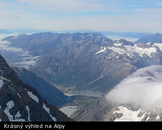 Krásný výhled na Alpy